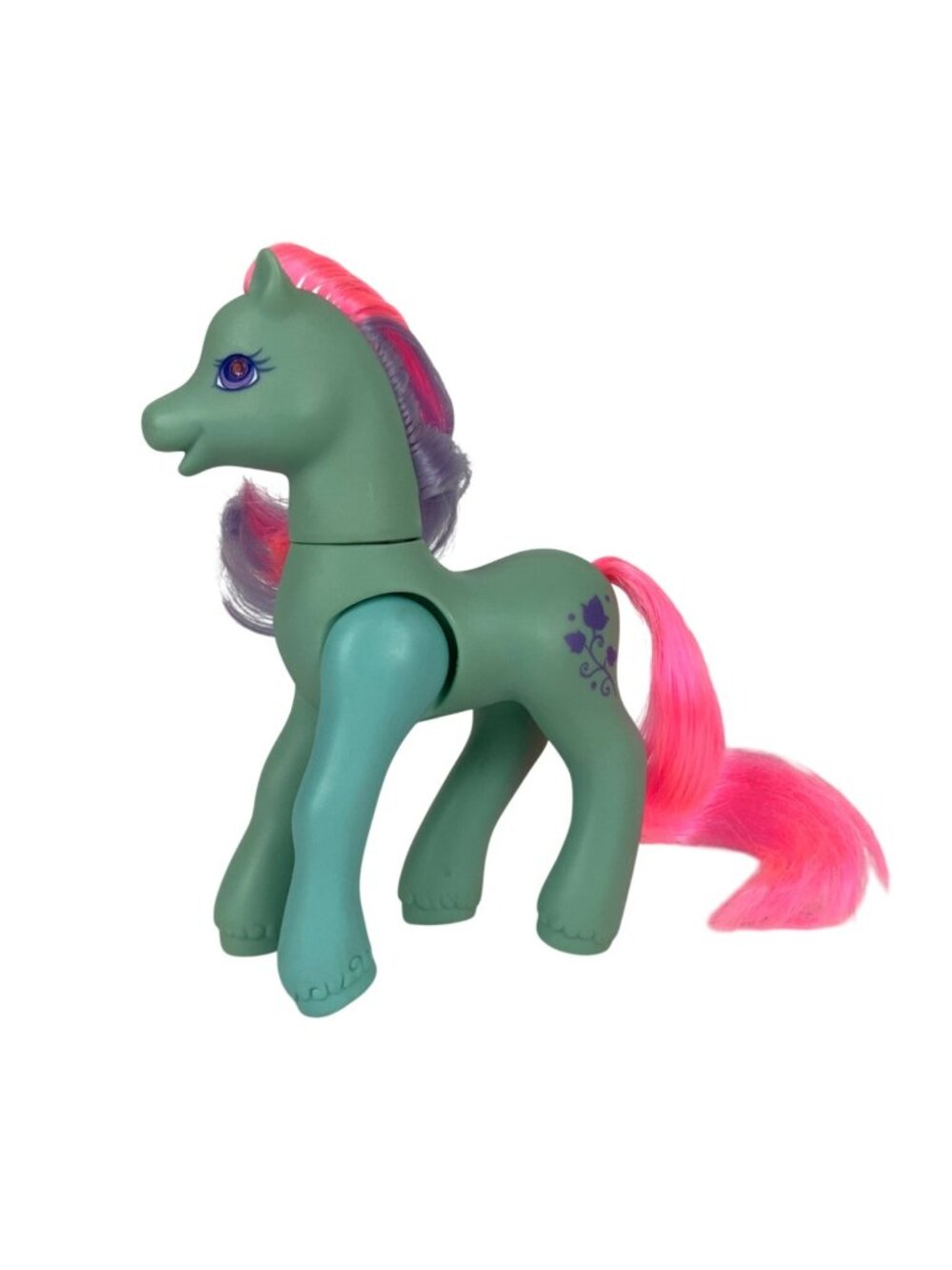 My Little Pony G2 Magic Motion Friends Ivy 1997 Blue Hasbro Pink Purple Mane